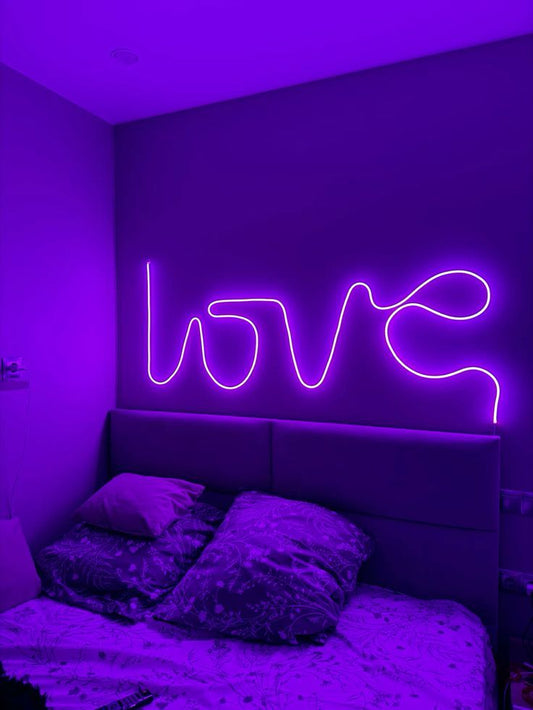 LED Neon Wave Wall Light – Aesthetic Room Decor
